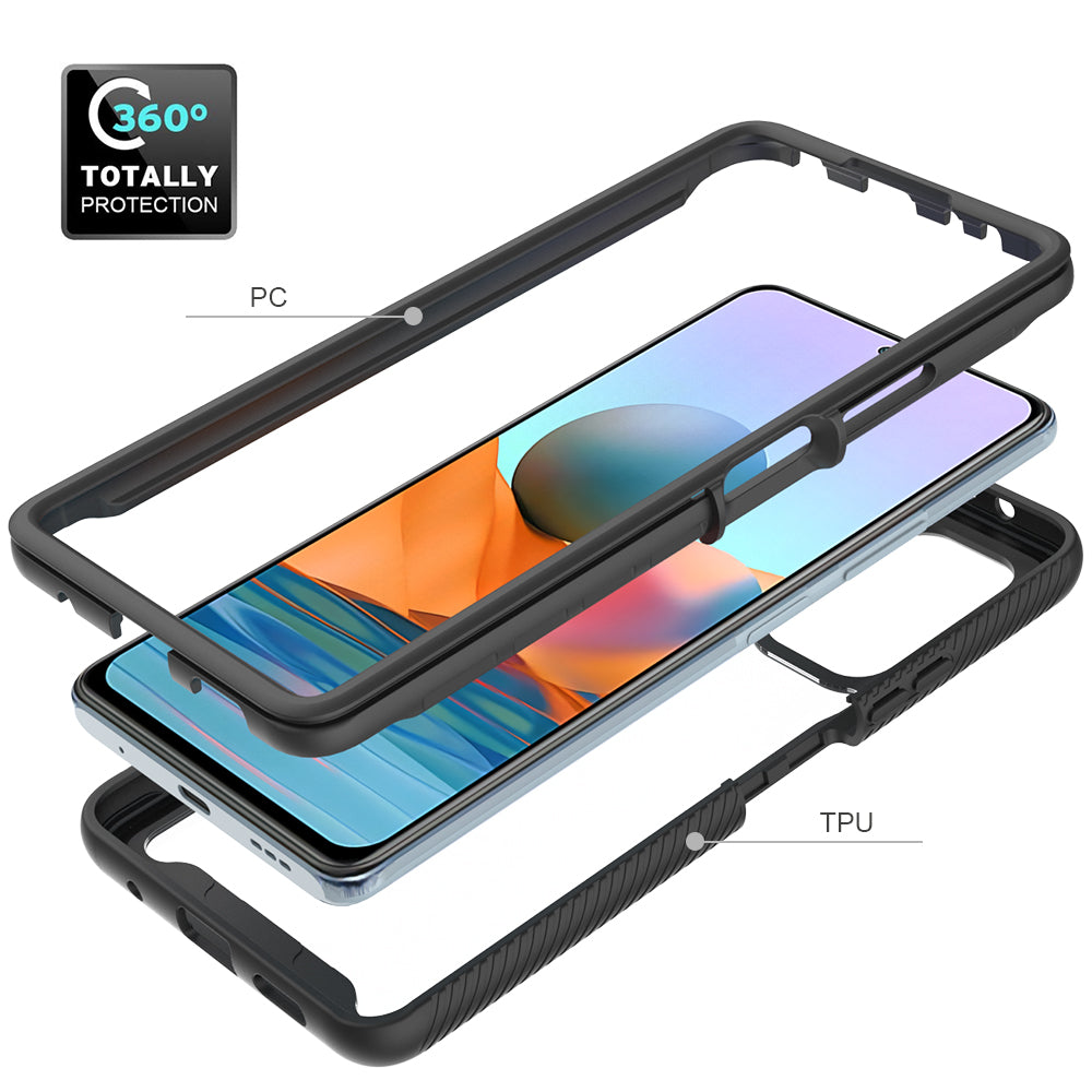 TPU + PC Hybrid Case for Xiaomi Redmi Note 10 Pro / Note 10 Pro Max Mobile Phone Protector Cover