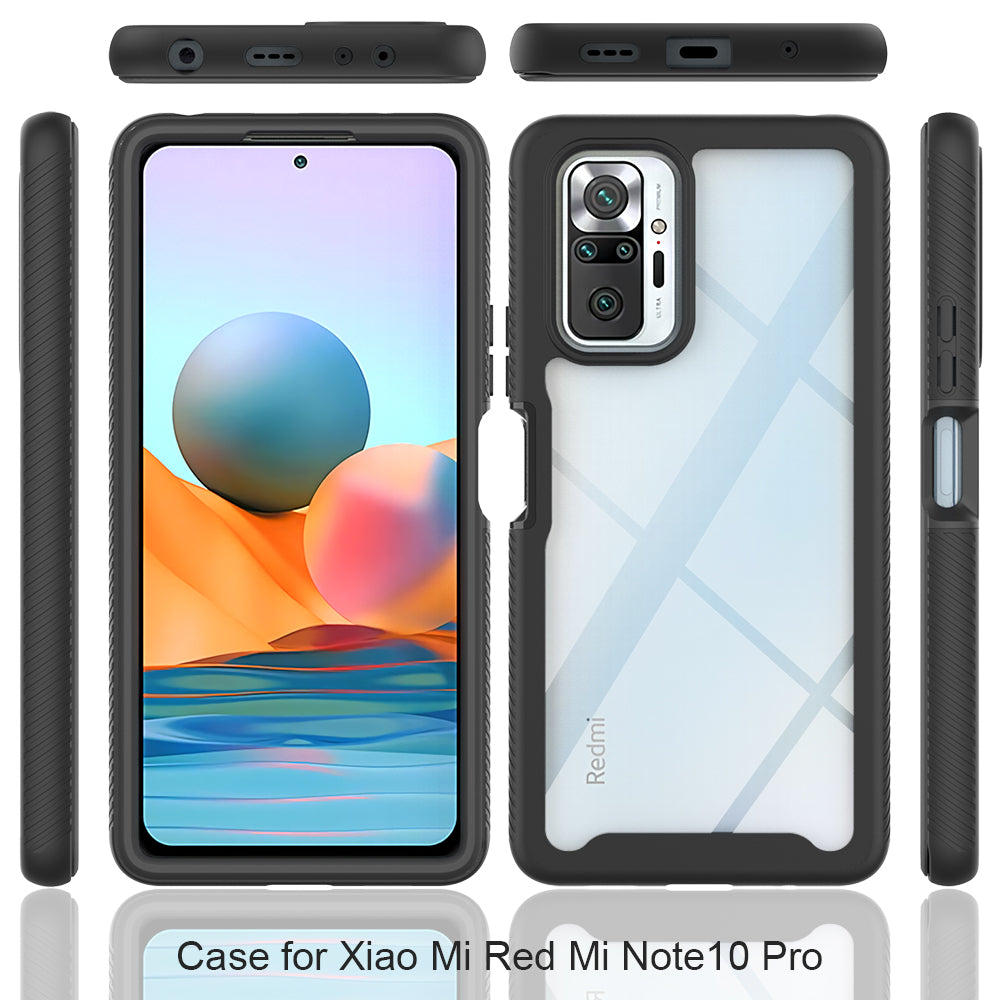 TPU + PC Hybrid Case for Xiaomi Redmi Note 10 Pro / Note 10 Pro Max Mobile Phone Protector Cover