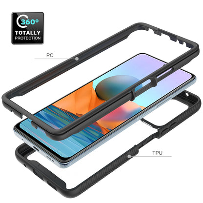 TPU + PC Hybrid Case for Xiaomi Redmi Note 10 Pro / Note 10 Pro Max Mobile Phone Protector Cover