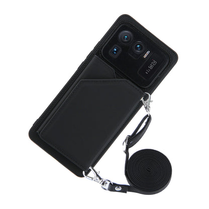 Stand Card Holder Rubberized Leather Skin TPU Phone Case for Xiaomi Mi 11 Ultra