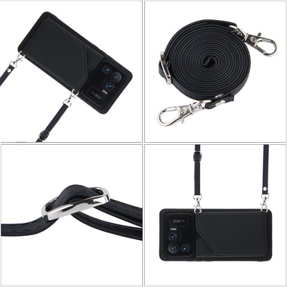 Stand Card Holder Rubberized Leather Skin TPU Phone Case for Xiaomi Mi 11 Ultra