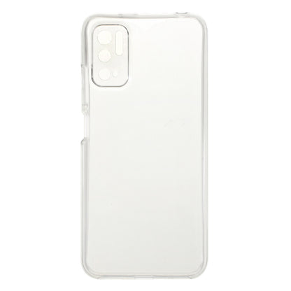 PET Front Cover + TPU Edge + Acrylic Back Panel Full Protection Phone Hybrid Case for Xiaomi Poco M3 Pro 4G / 5G / Redmi Note 10 5G