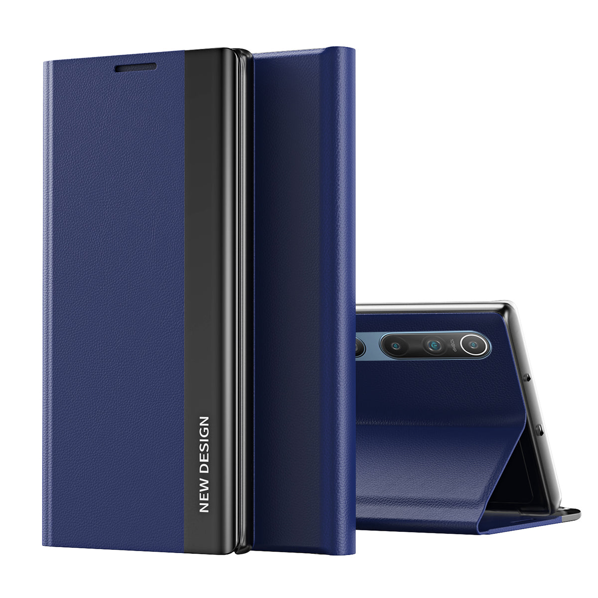 Auto-absorbed Stand Design Cell Phone Protective Case Shell for Xiaomi Mi 10
