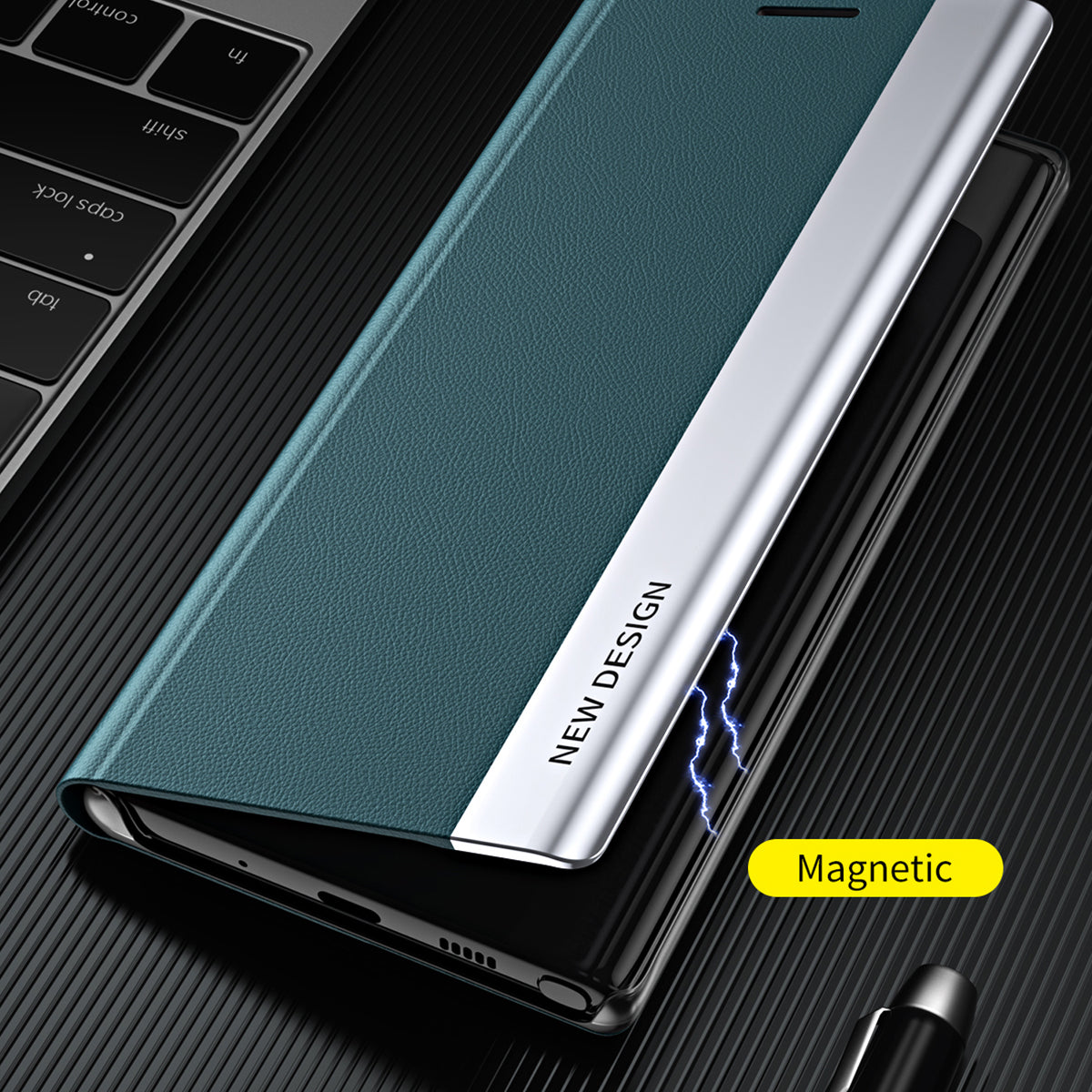 Auto-absorbed Stand Design Cell Phone Protective Case Shell for Xiaomi Mi 10