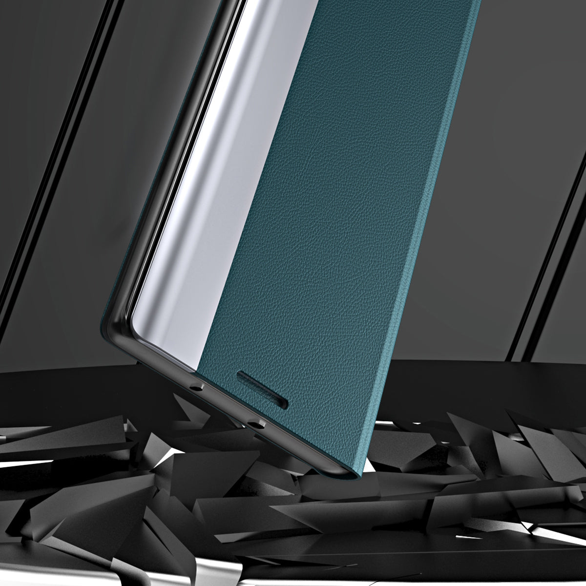 Auto-absorbed Stand Design Cell Phone Protective Case Shell for Xiaomi Mi 10