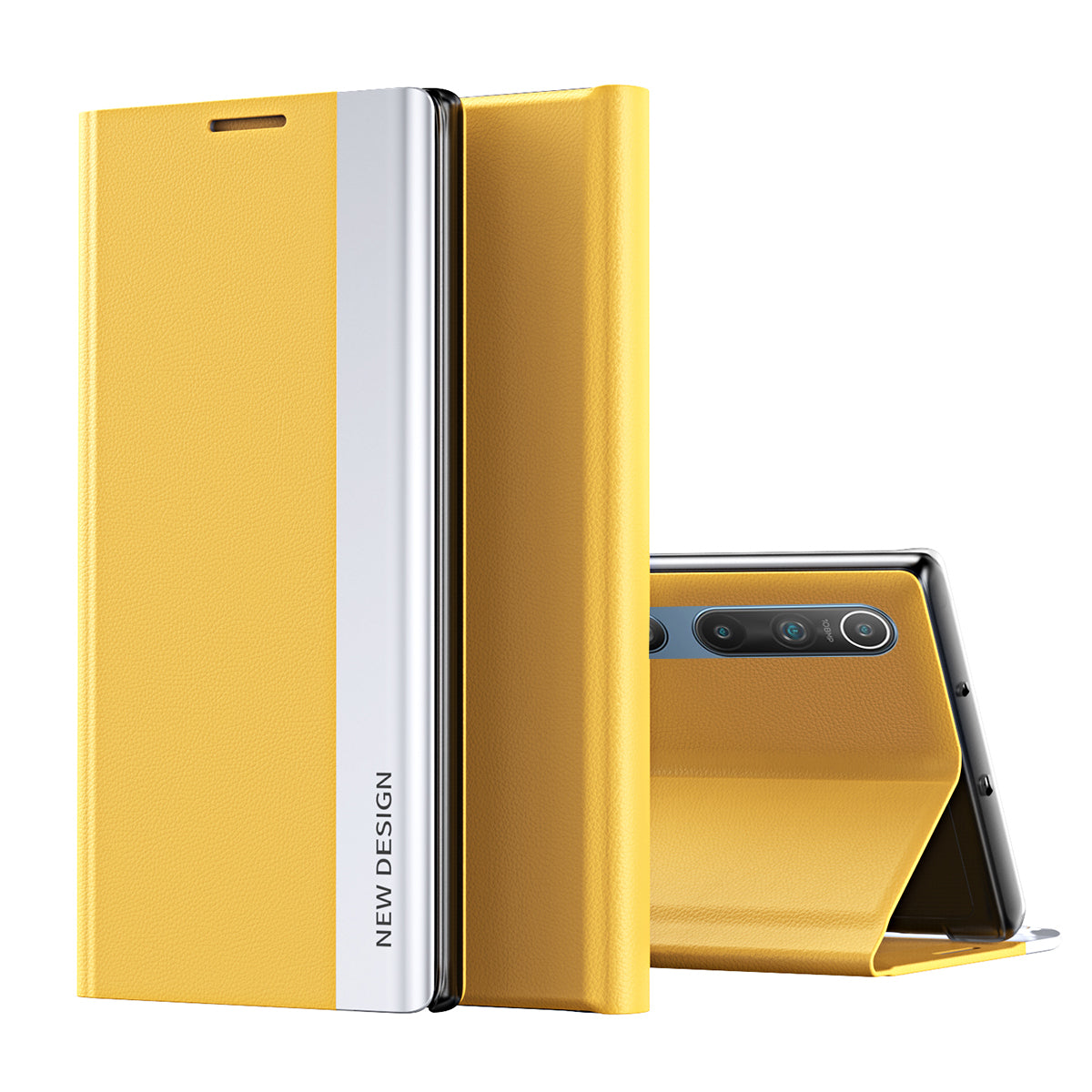 Auto-absorbed Stand Design Cell Phone Protective Case Shell for Xiaomi Mi 10