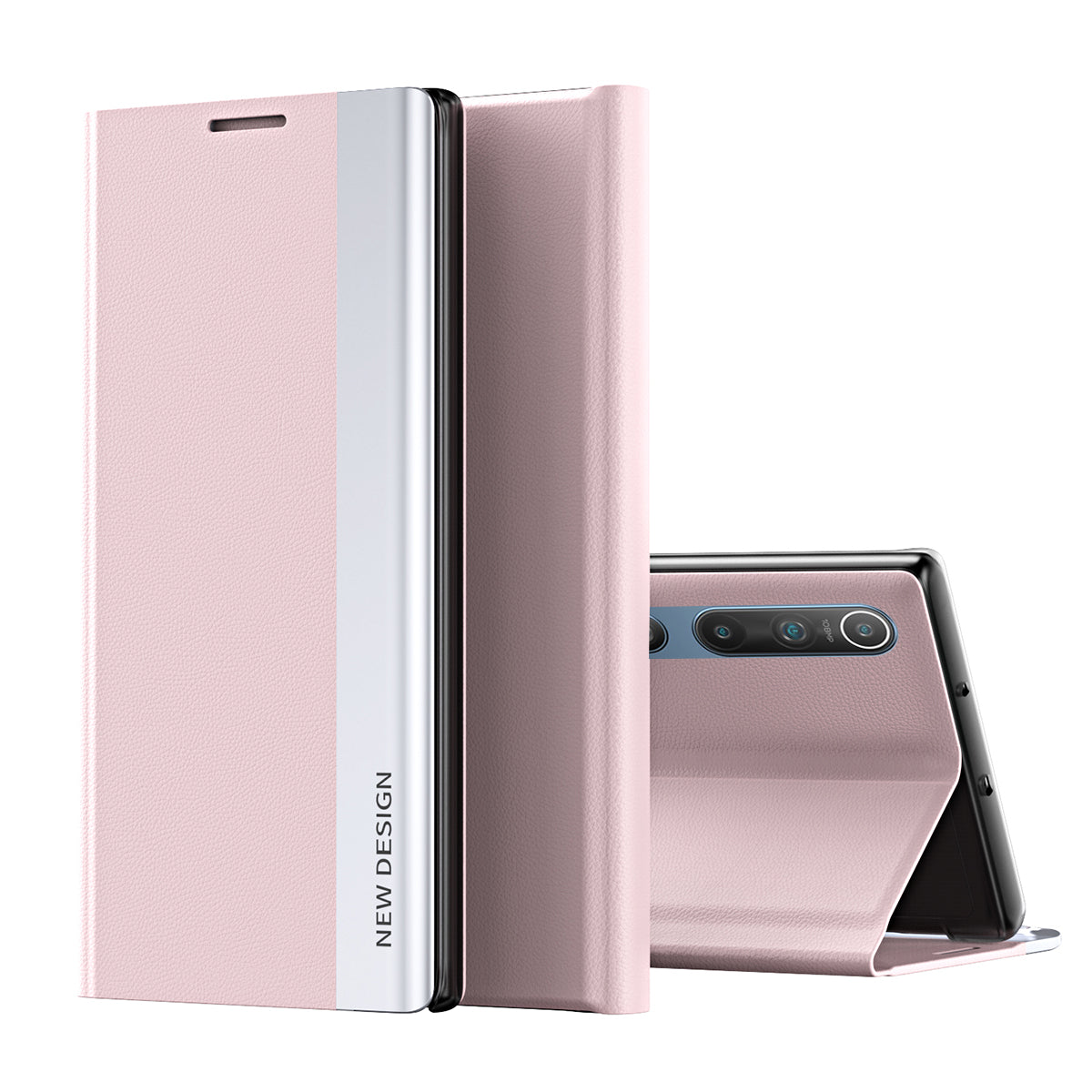 Auto-absorbed Stand Design Cell Phone Protective Case Shell for Xiaomi Mi 10