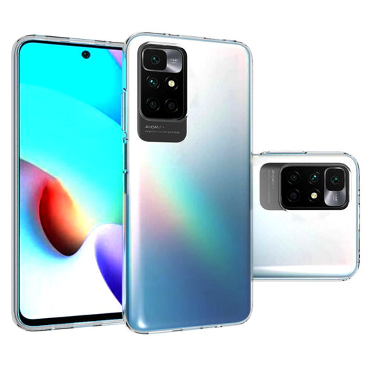 10Pcs/Pack Anti-watermark Transparent Soft TPU Phone Case Shell for Xiaomi Redmi 10 4G (2021)/10 Prime/10 2022 4G/Note 11 4G (MediaTek)