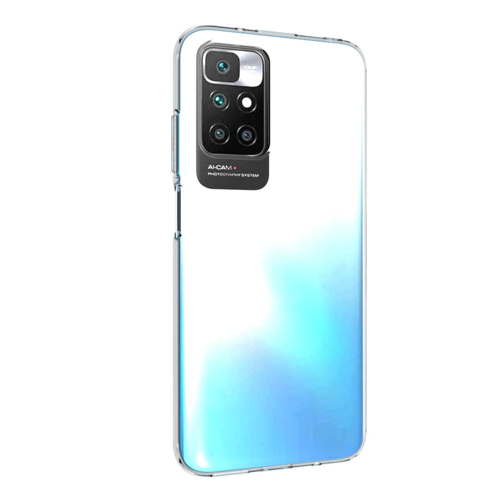 10Pcs/Pack Anti-watermark Transparent Soft TPU Phone Case Shell for Xiaomi Redmi 10 4G (2021)/10 Prime/10 2022 4G/Note 11 4G (MediaTek)
