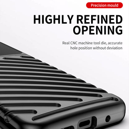 Thunder Series Twill Texture Anti-Scratch Soft  TPU Slim Fit Flexible Phone Case for Xiaomi Redmi 10 4G (2021)/10 Prime/10 2022 4G/Note 11 4G (MediaTek)