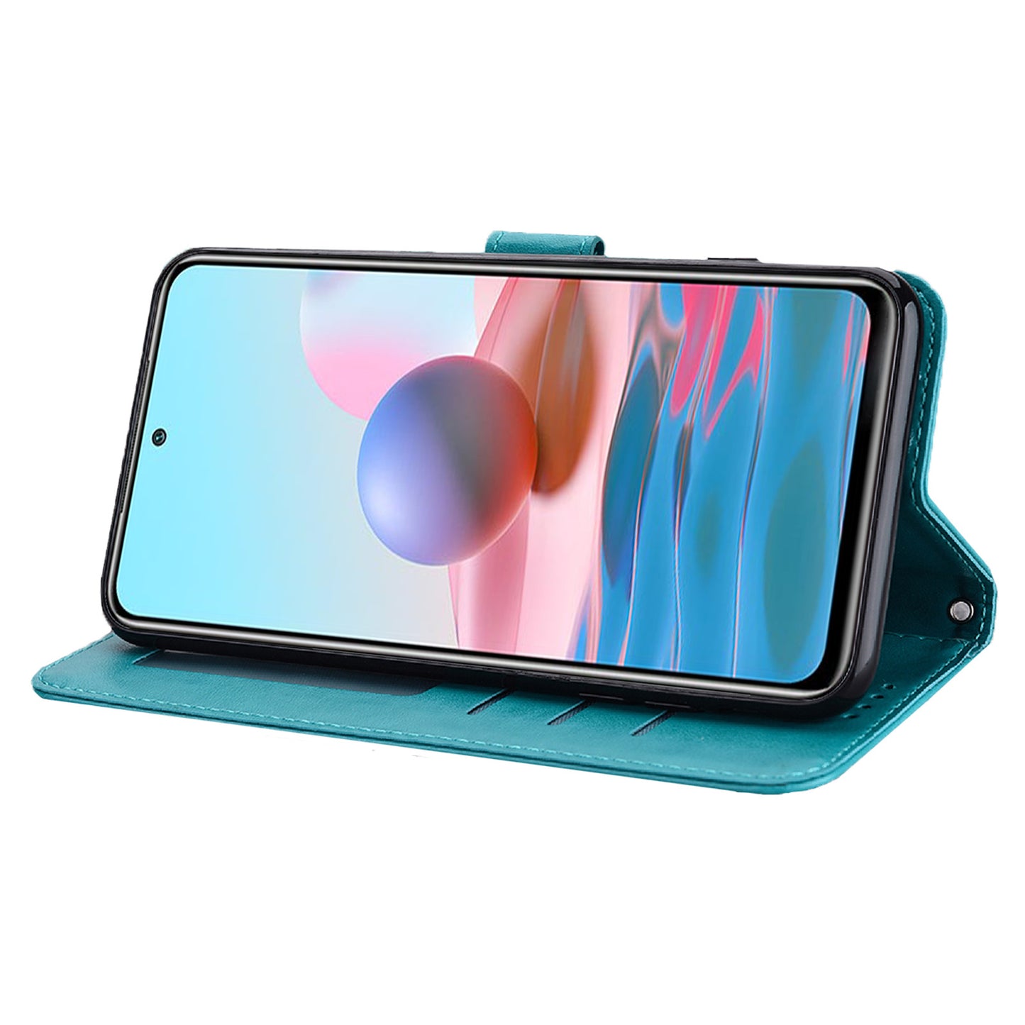 Tree and Deer Imprinted Leather Wallet Stand Phone Shell Case for Xiaomi Redmi Note 10 5G / Poco M3 Pro 5G / Poco M3 Pro 4G / Redmi Note 10T 5G