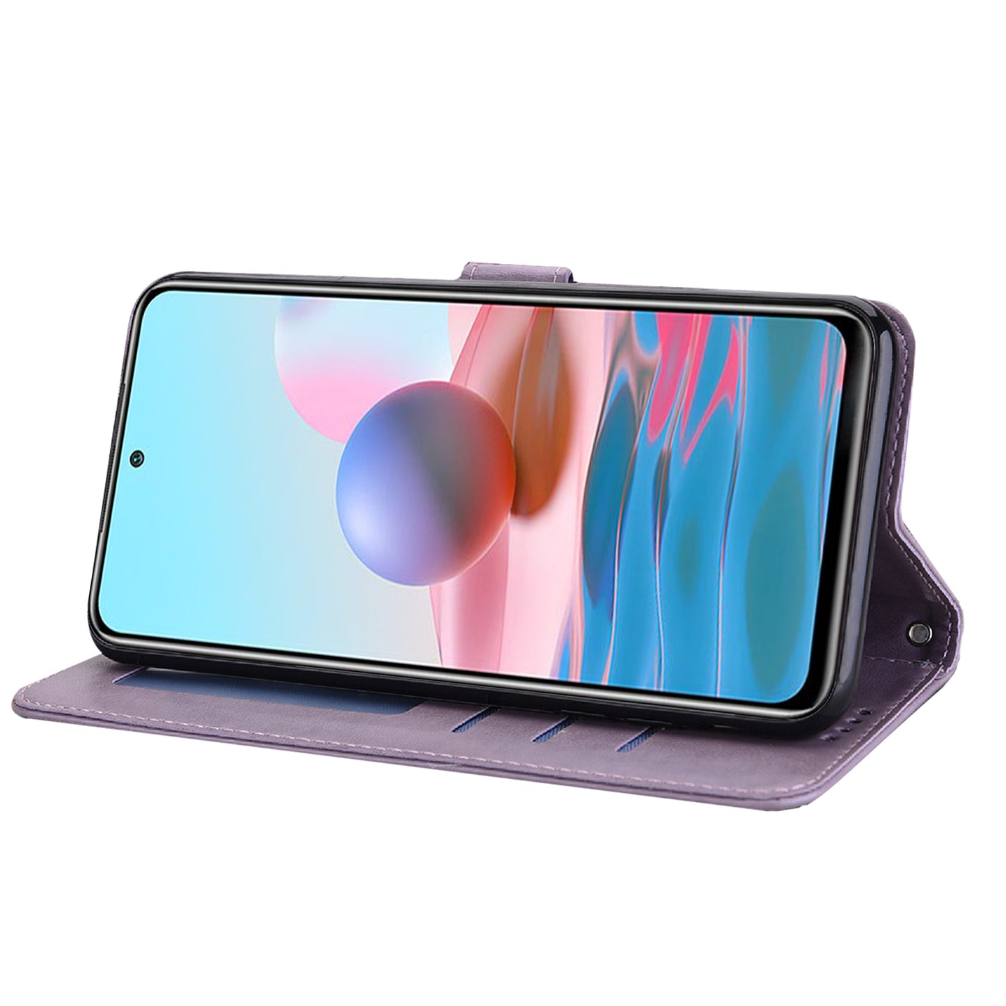 Tree and Deer Imprinted Leather Wallet Stand Phone Shell Case for Xiaomi Redmi Note 10 5G / Poco M3 Pro 5G / Poco M3 Pro 4G / Redmi Note 10T 5G