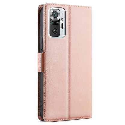 Flip Case Cover Stand Leather Shell with Card Slot Ultra-thin Cellphone Protector for Xiaomi Redmi Note 10 Pro Max / Redmi Note 10 Pro 4G (Global) / Redmi Note 10 Pro 4G (India)