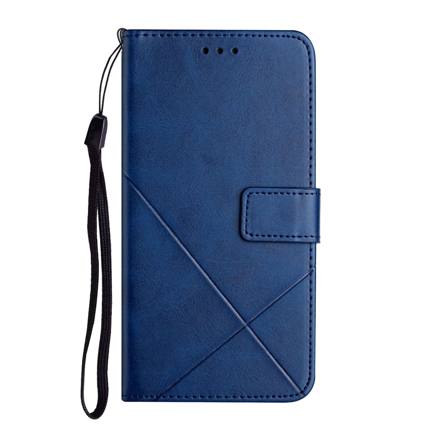 Stripe Leather Phone Case Solid Color Magnetic Clasp Shockproof Wallet Phone Shell for Xiaomi Redmi Note 10 Pro 5G (China)/Poco X3 GT 5G