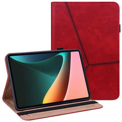 All-round Shockproof Well-protected Anti-drop Leather Tablet Cover with Stand Card Slots for Xiaomi Pad 5/Pad 5 Pro