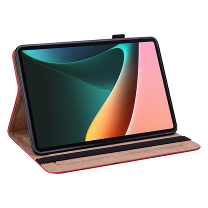 All-round Shockproof Well-protected Anti-drop Leather Tablet Cover with Stand Card Slots for Xiaomi Pad 5/Pad 5 Pro
