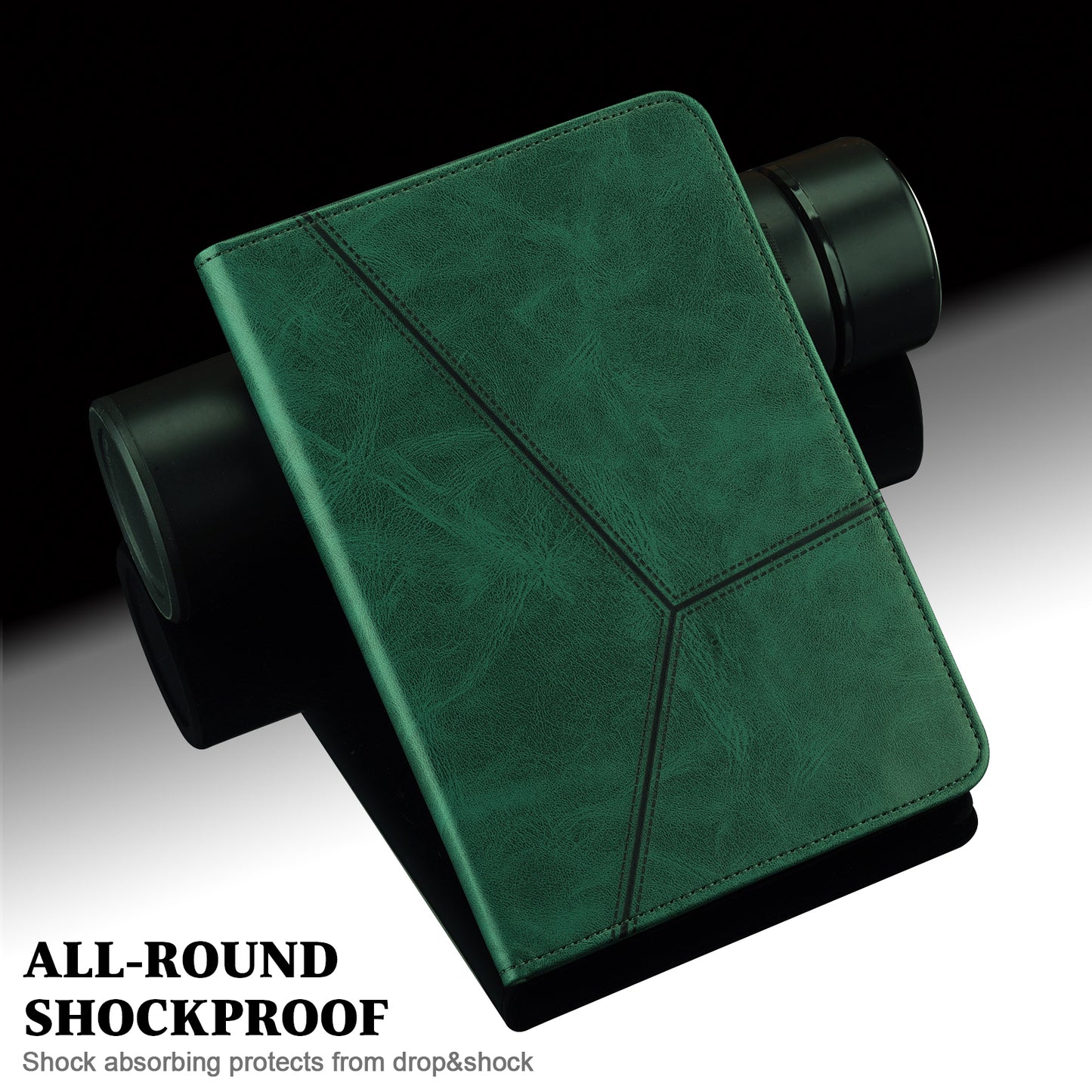 All-round Shockproof Well-protected Anti-drop Leather Tablet Cover with Stand Card Slots for Xiaomi Pad 5/Pad 5 Pro