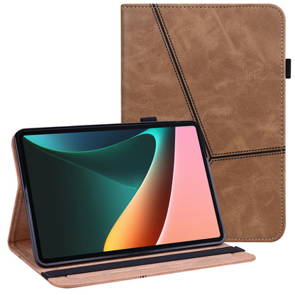 All-round Shockproof Well-protected Anti-drop Leather Tablet Cover with Stand Card Slots for Xiaomi Pad 5/Pad 5 Pro