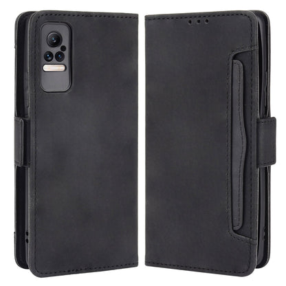 Flip Phone Case PU Leather Cover Multiple Card Slot Practical Wallet Stand Cellphone Protector for Xiaomi Civi