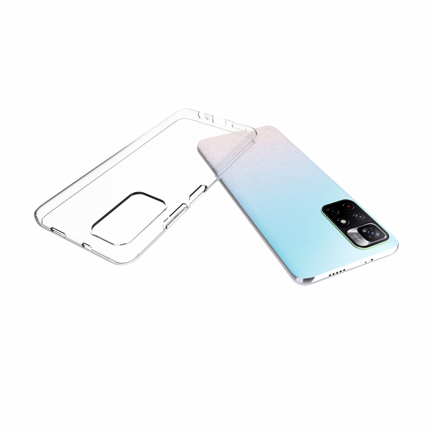 10Pcs/Pack for Xiaomi Redmi Note 11 5G (China) (MediaTek)/Note 11T 5G/Note 11S 5G Inner Watermark-Free Clear Mobile Case Soft TPU Phone Shell