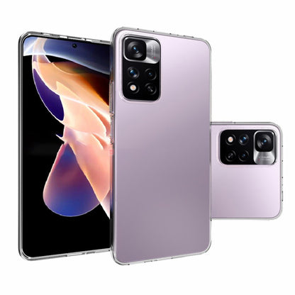 10Pcs/Pack Anti-yellowing Scratch-resistant TPU Phone Case Inner Watermark-Free Phone Covering for Xiaomi Redmi Note 11 Pro 5G (China) (MediaTek)/Note 11 Pro+ 5G