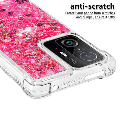 Colorful Quicksand Series Flowing Liquid Floating Soft TPU Phone Case for Xiaomi 11T / 11T Pro