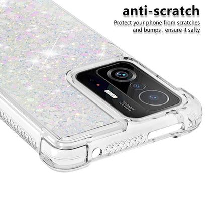 Colorful Quicksand Series Flowing Liquid Floating Soft TPU Phone Case for Xiaomi 11T / 11T Pro