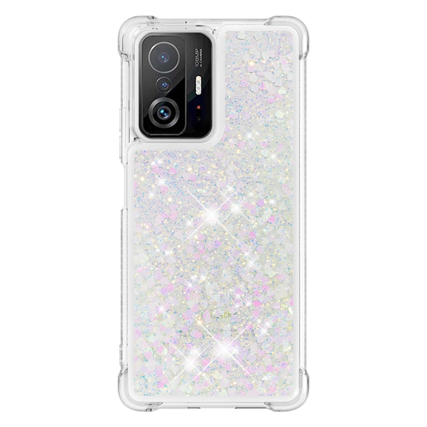 Colorful Quicksand Series Flowing Liquid Floating Soft TPU Phone Case for Xiaomi 11T / 11T Pro