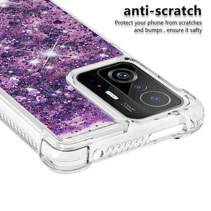 Colorful Quicksand Series Flowing Liquid Floating Soft TPU Phone Case for Xiaomi 11T / 11T Pro