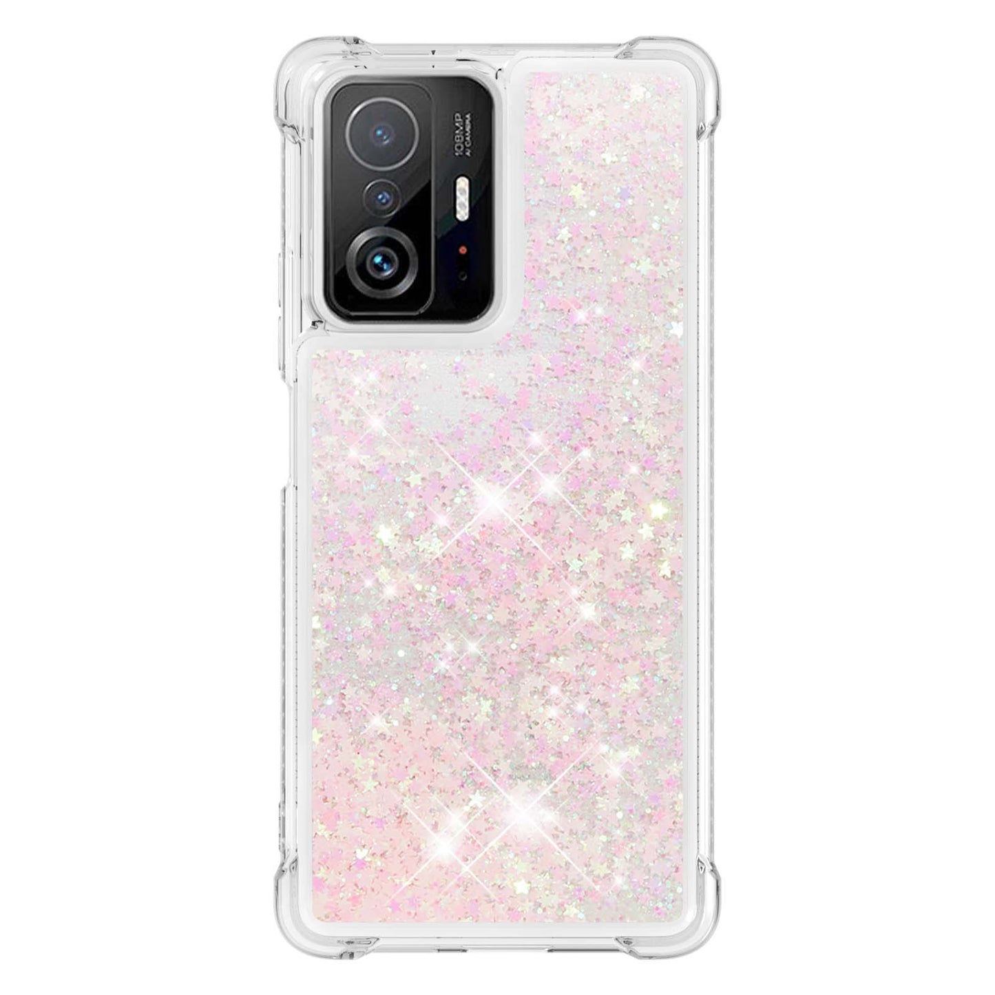 Colorful Quicksand Series Flowing Liquid Floating Soft TPU Phone Case for Xiaomi 11T / 11T Pro
