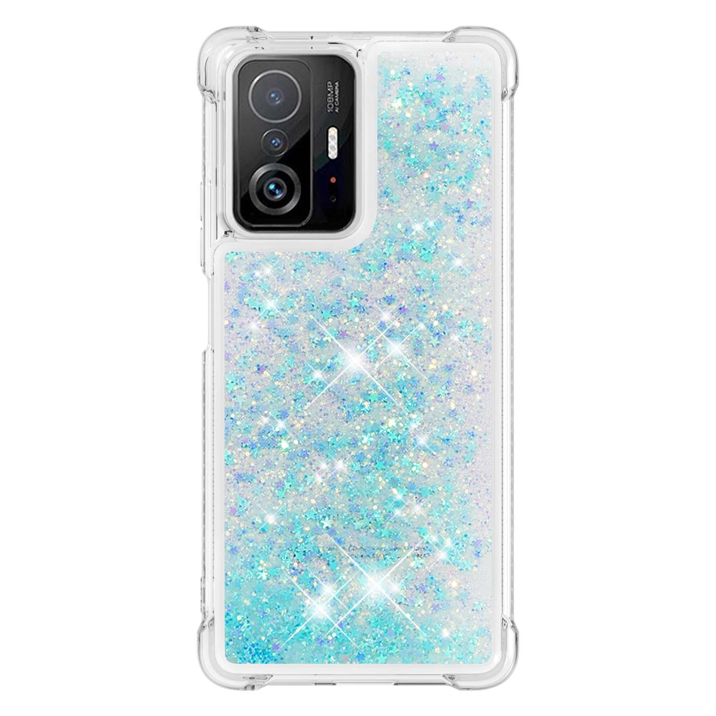 Colorful Quicksand Series Flowing Liquid Floating Soft TPU Phone Case for Xiaomi 11T / 11T Pro