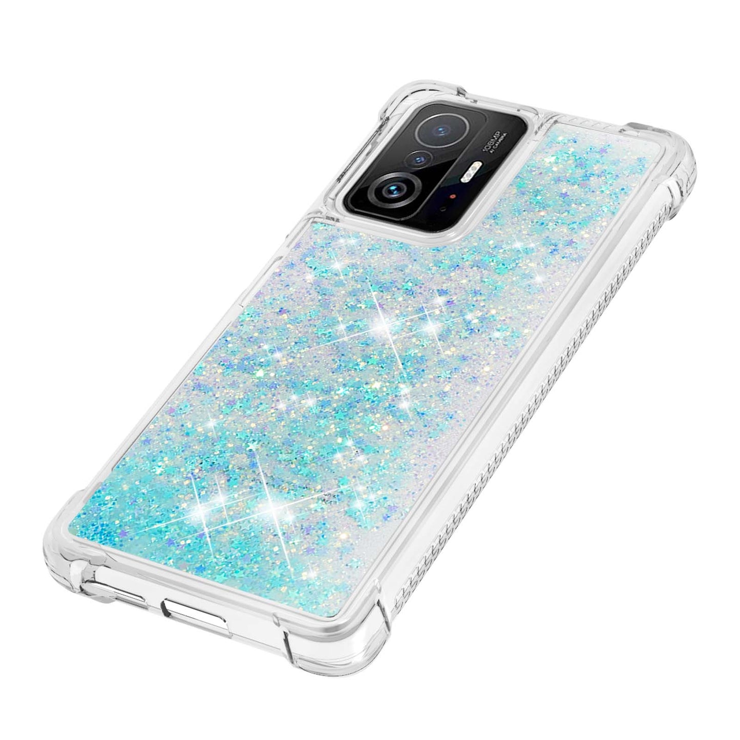 Colorful Quicksand Series Flowing Liquid Floating Soft TPU Phone Case for Xiaomi 11T / 11T Pro