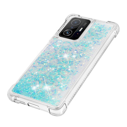 Colorful Quicksand Series Flowing Liquid Floating Soft TPU Phone Case for Xiaomi 11T / 11T Pro