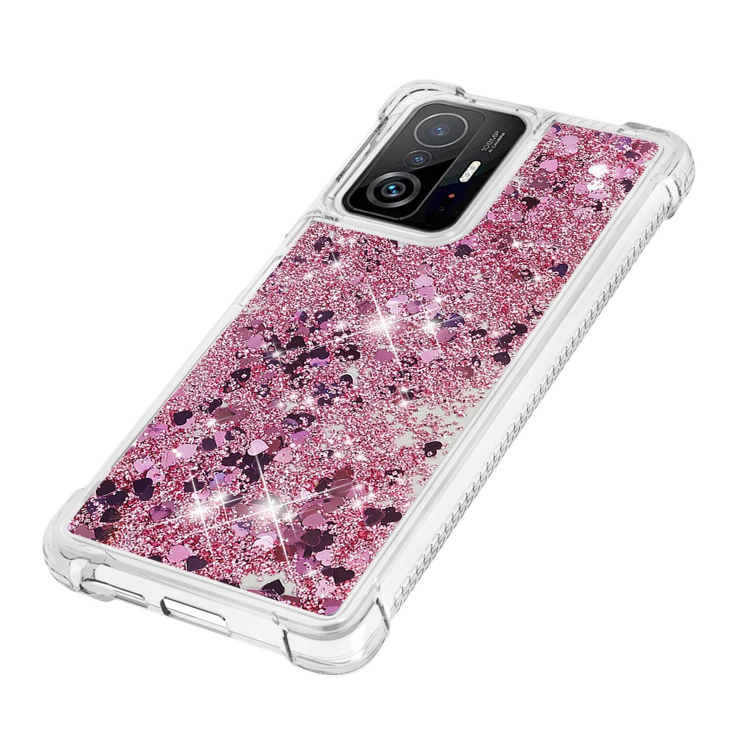 Colorful Quicksand Series Flowing Liquid Floating Soft TPU Phone Case for Xiaomi 11T / 11T Pro