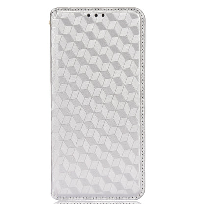 Foldable Stand 3D Rhombus Pattern Auto Closure Magnetic Leather Case Wallet Phone Cover for Xiaomi Redmi 9A/Redmi 9AT/Redmi 9i