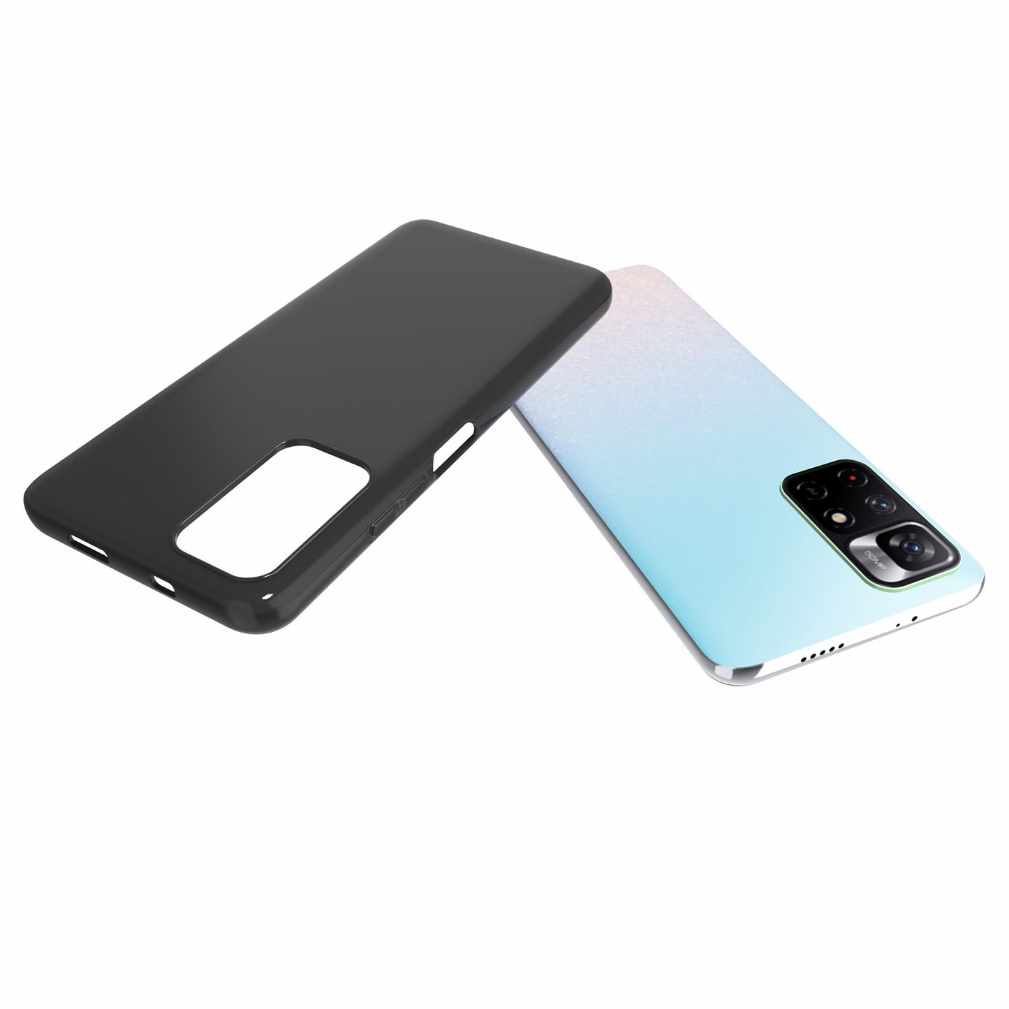 10Pcs/Pack Soft TPU Double-sided Matte Finish Protective Cell Phone Back Cover for Xiaomi Redmi Note 11 5G (China) (MediaTek)/Redmi Note 11T 5G/Redmi Note 11S 5G