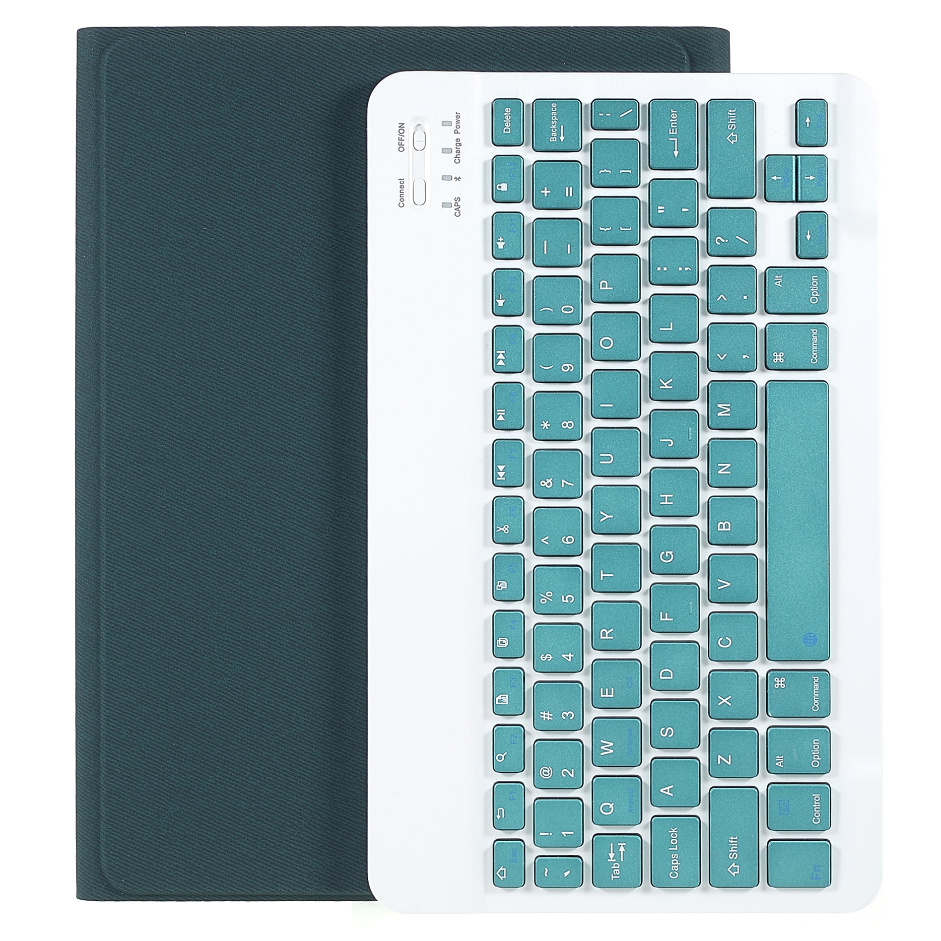 Pen Slot Design Tablet Protective Stand Case Cloth Texture Leather Cover + Wireless Bluetooth Keyboard for Xiaomi Pad 5/Pad 5 Pro