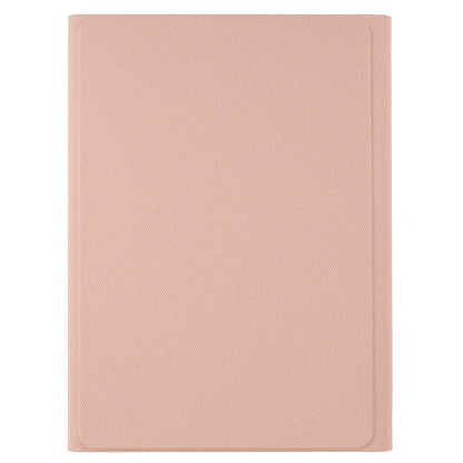 Pen Slot Design Tablet Protective Stand Case Cloth Texture Leather Cover + Wireless Bluetooth Keyboard for Xiaomi Pad 5/Pad 5 Pro