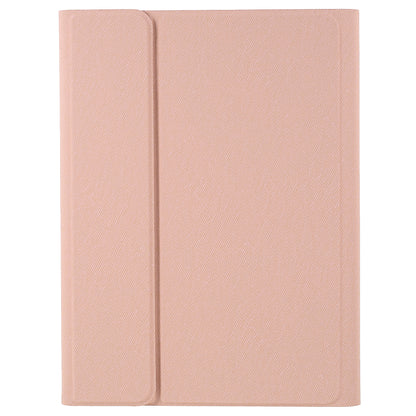 Pen Slot Design Tablet Protective Stand Case Cloth Texture Leather Cover + Wireless Bluetooth Keyboard for Xiaomi Pad 5/Pad 5 Pro