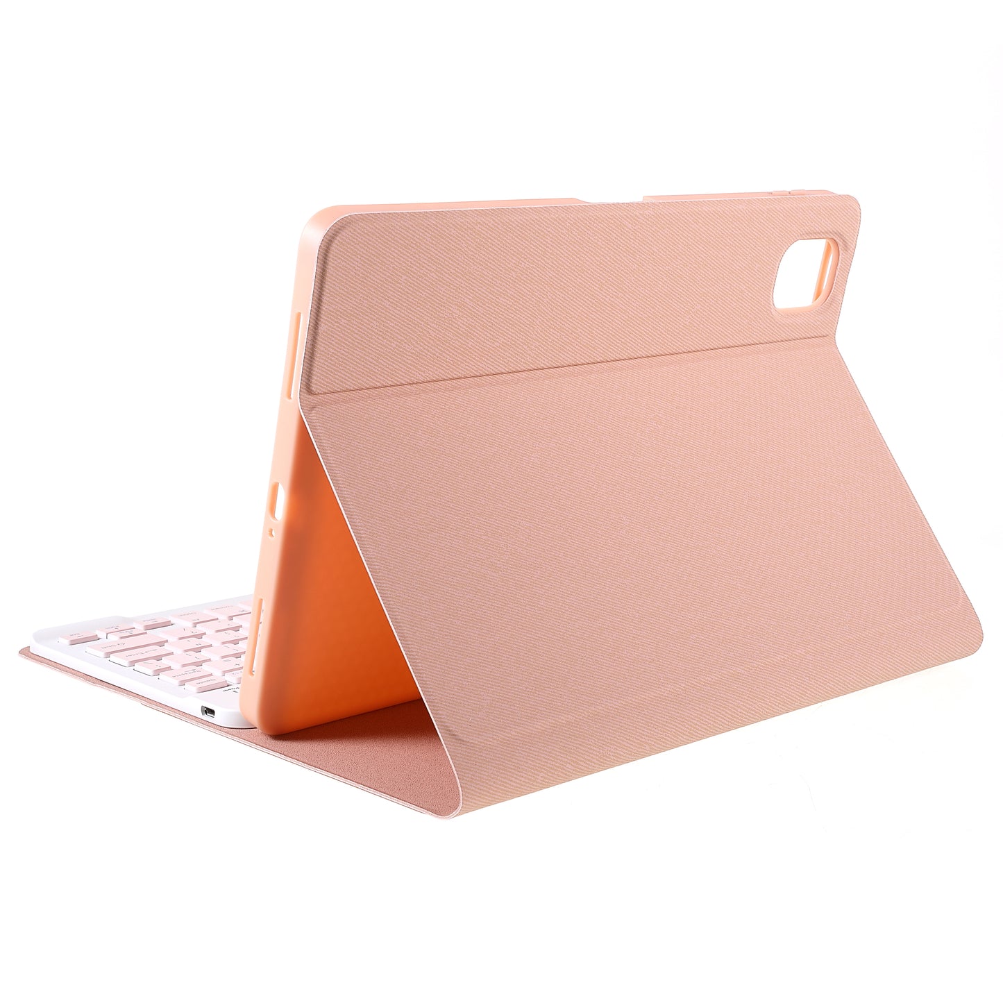 Pen Slot Design Tablet Protective Stand Case Cloth Texture Leather Cover + Wireless Bluetooth Keyboard for Xiaomi Pad 5/Pad 5 Pro