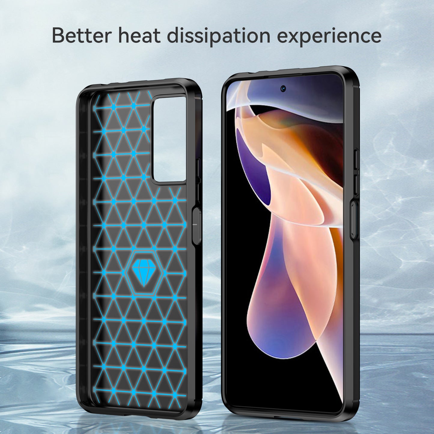 1.8mm Carbon Fiber Anti-fingerprint Brushed Texture Flexible TPU Drop-proof Cell Phone Cover for Xiaomi Redmi Note 11 Pro 5G (China) (MediaTek)/Note 11 Pro+ 5G