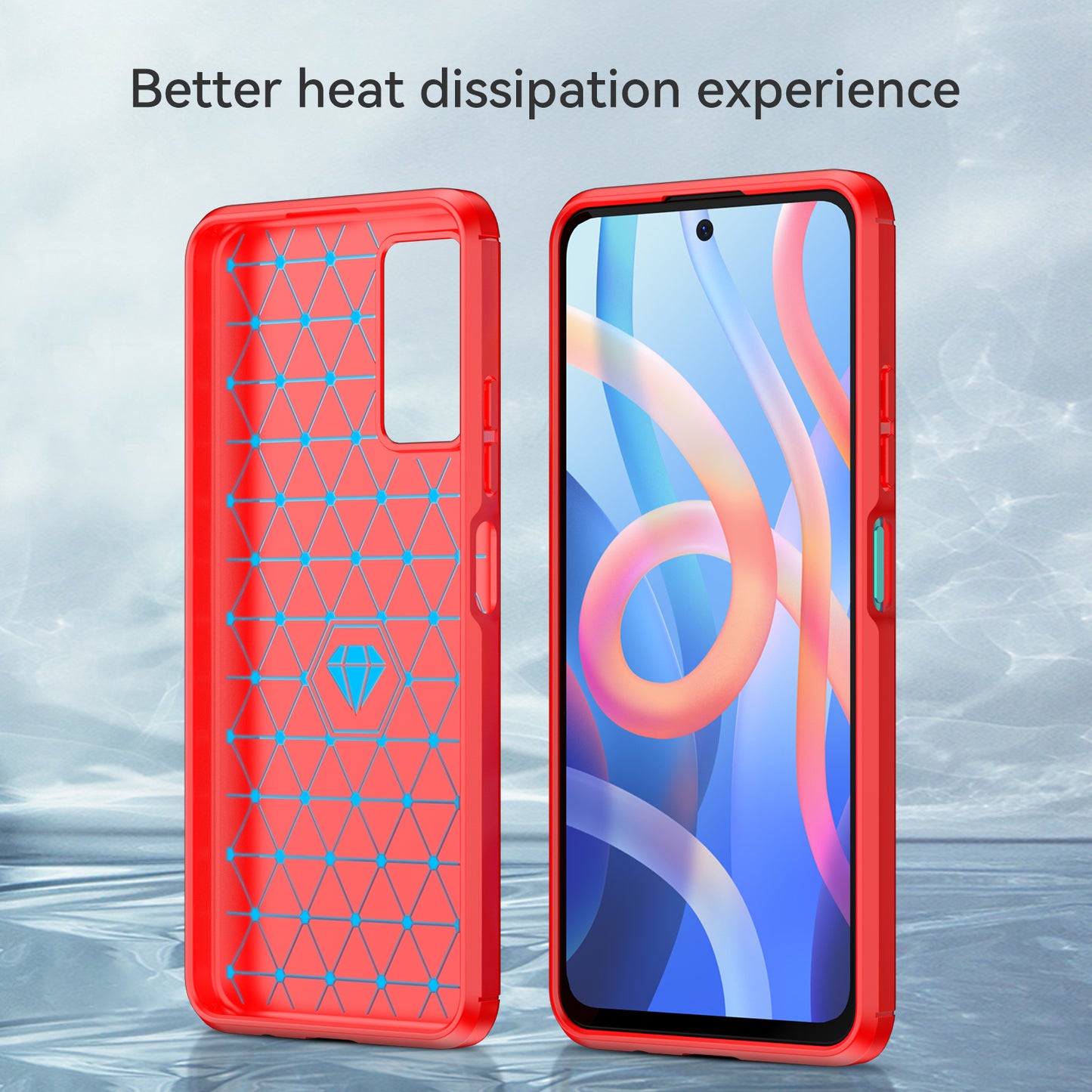 1.8mm Anti-fall Well-protected Carbon Fiber Brushed Texture TPU Phone Cover Shell for Xiaomi Redmi Note 11 5G (China) (MediaTek)/Redmi Note 11T 5G/Note 11S 5G