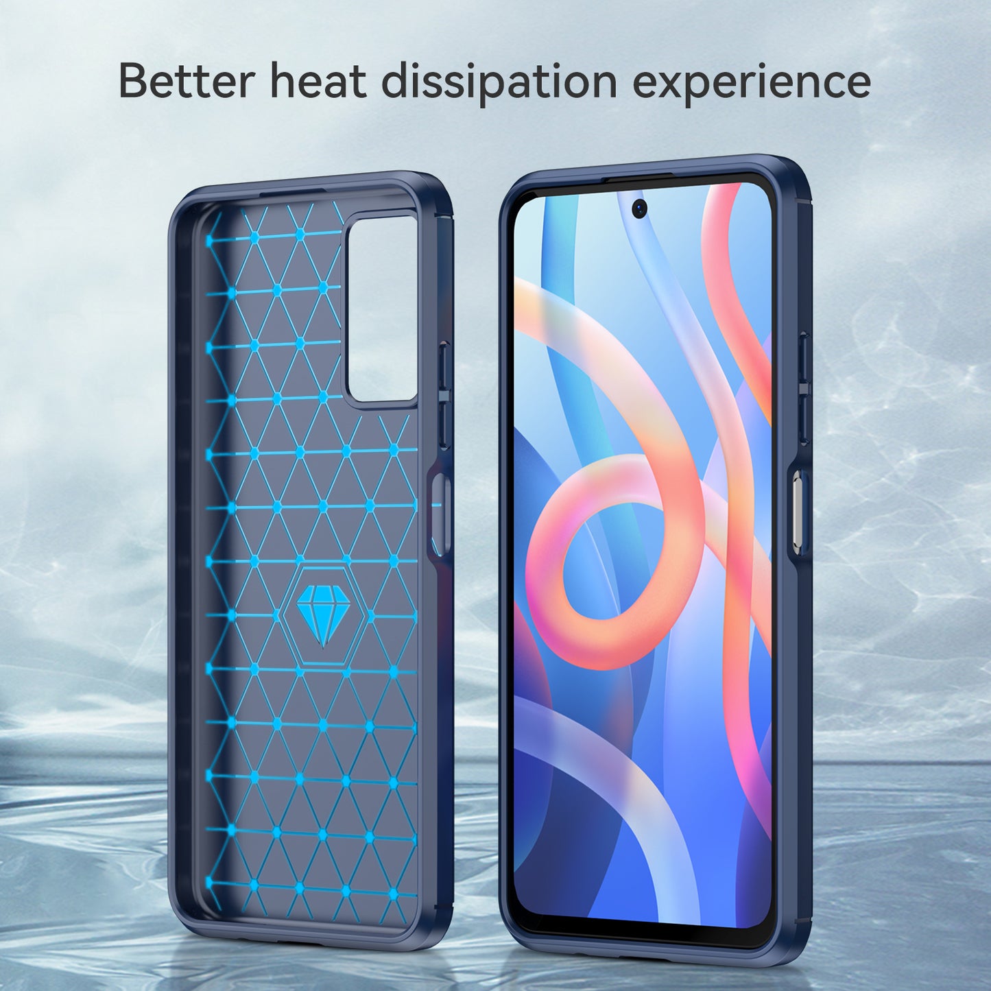 1.8mm Anti-fall Well-protected Carbon Fiber Brushed Texture TPU Phone Cover Shell for Xiaomi Redmi Note 11 5G (China) (MediaTek)/Redmi Note 11T 5G/Note 11S 5G