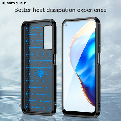 1.8mm Drop Resistant Carbon Fiber Brushed Texture TPU Back Case Mobile Phone Cover for Xiaomi Mi 10T 5G/10T Pro 5G/Redmi K30S