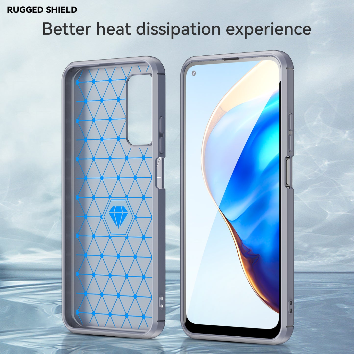 1.8mm Drop Resistant Carbon Fiber Brushed Texture TPU Back Case Mobile Phone Cover for Xiaomi Mi 10T 5G/10T Pro 5G/Redmi K30S