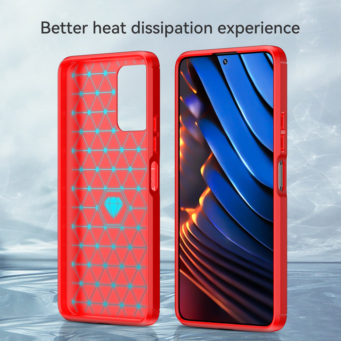 1.8mm Brushed Carbon Fiber Texture TPU Back Case Soft Mobile Phone Cover for Xiaomi Redmi Note 10 Pro 5G (China)/Poco X3 GT