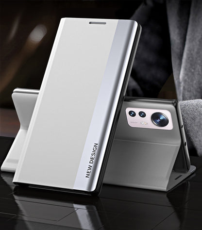 Folio Flip Magnetic Absorption Full Protection PU Leather Stand Protective Phone Case for Xiaomi 12 5G/12X 5G/12S 5G