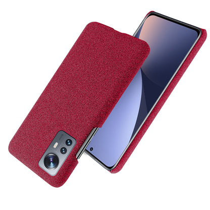 For Xiaomi 12 Pro 5G / 12S Pro 5G /12 Pro (Dimensity) 5G Ultra Thin Hard PC + Cloth Surface Fingerprint Resistant Cover Shell