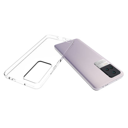 10Pcs/Pack Clear Anti-watermark Case for Xiaomi Redmi K50 Pro/K50, Scratch-resistant Soft TPU Light Slim Back Cover Protector
