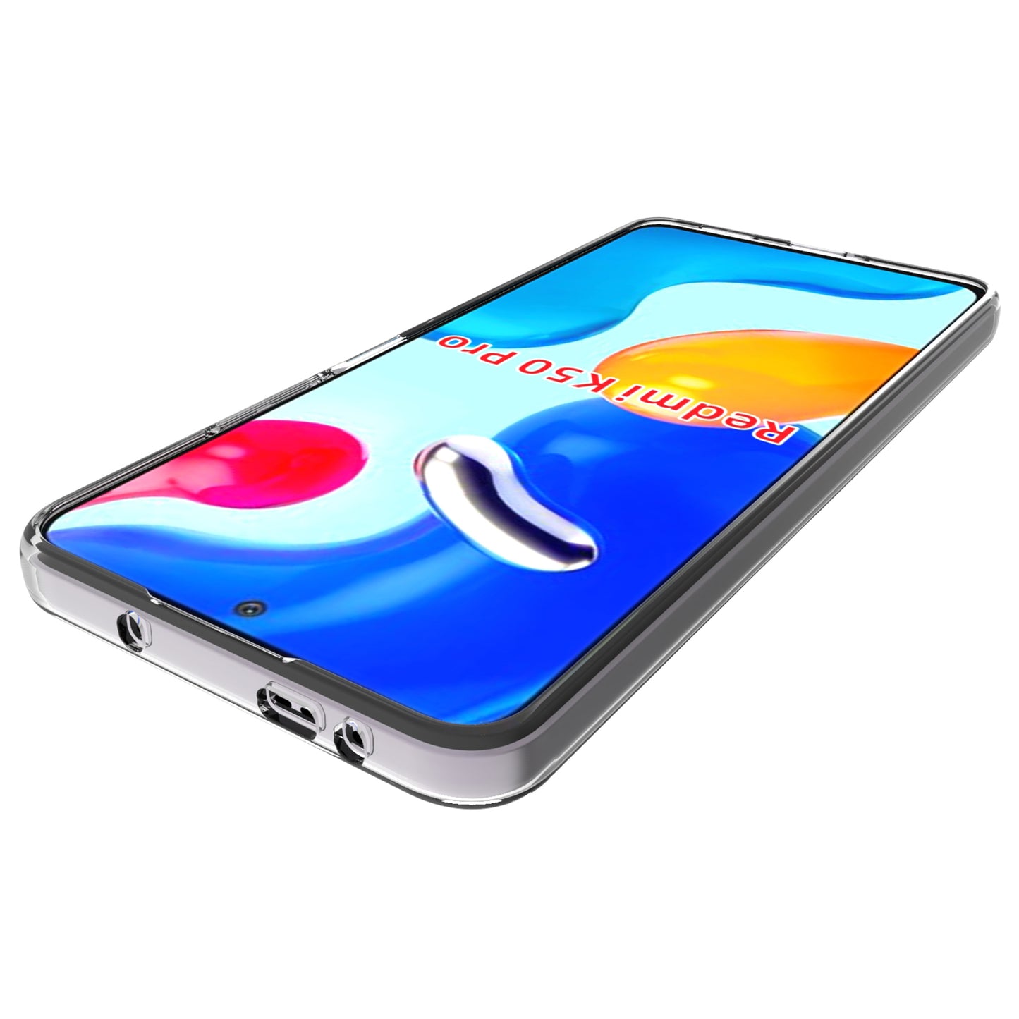 10Pcs/Pack Clear Anti-watermark Case for Xiaomi Redmi K50 Pro/K50, Scratch-resistant Soft TPU Light Slim Back Cover Protector